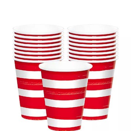 Painted Patriotic Paper Cups 9oz | 50ct - Zurchers