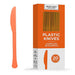 Orange Peel Heavy Duty Plastic Knives | 20ct - Zurchers
