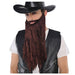 Plush Brown Beard/Moustache | 1ct - Zurchers