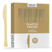 Gold Heavy Duty Plastic Knives | 50ct - Zurchers
