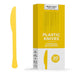 Yellow Sunshine Heavy Duty Plastic Knives | 20ct - Zurchers