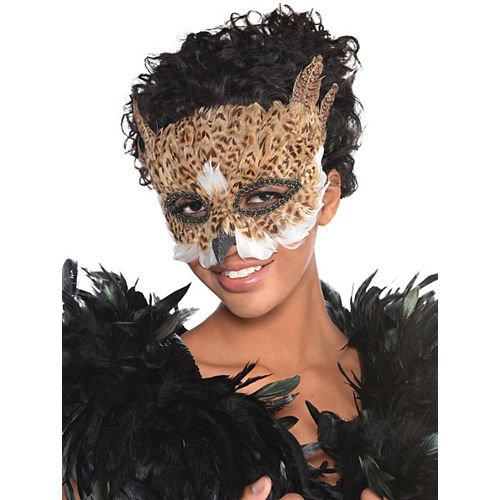 Adult Owl Feathered Mask| 1 ct - Zurchers