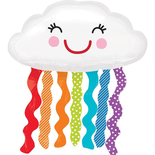 Happy Cloud Supershape Mylar Balloon, 30" | 1 ct - Zurchers