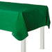Festive Green Flannel Backed Table Cover 52" x 90" | 1ct - Zurchers