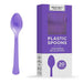 New Purple Heavy Duty Plastic Spoons | 20ct - Zurchers