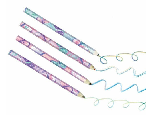 Glitter Flutter Multi - Colored Pencils | 4ct - Zurchers