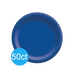 Bright Royal Blue 6.75'' Paper Plates | 50ct - Zurchers