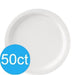 White Lunch Paper Plates 8.5'' | 50ct - Zurchers