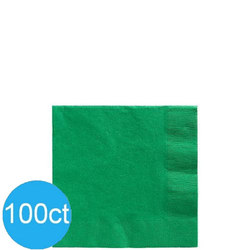 Festive Green Beverage Napkins | 100ct - Zurchers