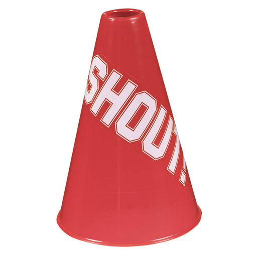 School Spirit Red Megaphone