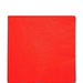 Square apple red paper napkin with a smooth center and textured embossed border – bold, vibrant color ideal for parties, holiday gatherings, and everyday entertaining.