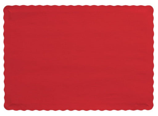 Apple Red Paper Placemats | 50ct - Zurchers