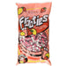 Large bag of Tootsie Frooties Strawberry Lemonade fruit-flavored chewy candy featuring a peach-colored design with illustrated strawberries, lemons, and lemonade glasses – clear window reveals pink and white twist-wrapped candies – labeled '360 pieces' at the bottom, perfect for parties, candy buffets, and bulk treat displays.