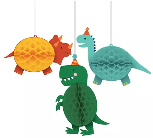 Dino - Mite Honeycomb Decorations | 3 pcs - Zurchers