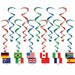 International Flag Whirl Decorations | 12pcs - Zurchers
