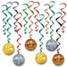 Award Metal Whirl Decorations | 12pcs - Zurchers