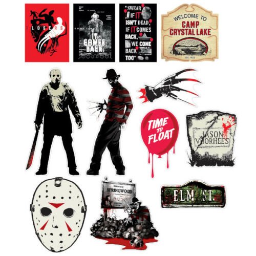 Halloween Horror Movie Cutout Decorations | 12pcs - Zurchers