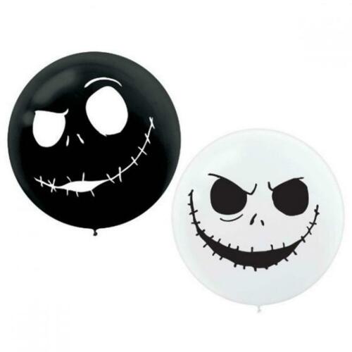 Halloween Nightmare Before Christmas Large Latex Balloons 24" | 2ct - Zurchers