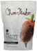 White and light gray bag of ChocoMaker Milk Fountain Formula chocolate-flavored dipping candy. The packaging features brown text and branding, with a rich brown chocolate-dipped red strawberry and green leaves illustrated on the front. The label highlights 'No Oil Needed' and 'Microwaveable', and indicates a net weight of 2 pounds (907.2g).