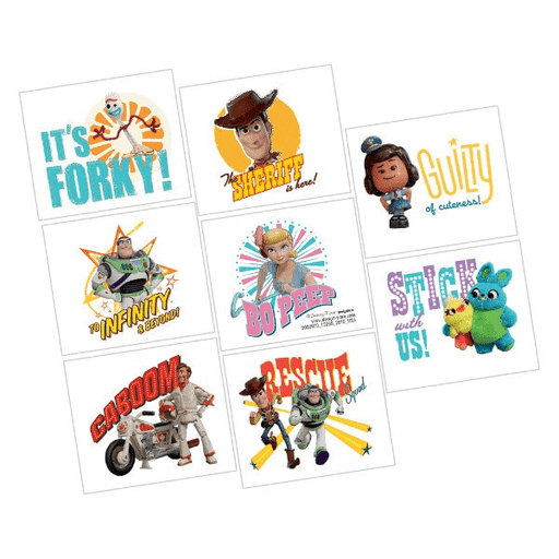 Toy Story Birthday Party Tattoo Squares | 8 ct - Zurchers