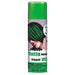 Aerosol can of green hair spray with a bright green cap and label – features an image of a model with streaked green highlights in dark hair, labeled 'Green Hair Spray' in bold black and green text – temporary color, 3 oz can, perfect for costumes, team spirit, parties, and themed events. 