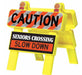 Seniors Crossing Mini Barricade Decoration | 1ct - Zurchers