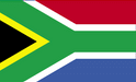A flag with a horizontal Y-shape design: a black triangle at the hoist bordered by yellow, extending into a green Y outlined in white. The upper right section is red, and the lower right section is blue.