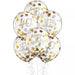 Golden Age 40th Latex Confetti Balloon Pack | 6 ct - Zurchers