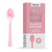 New Pink Heavy Duty Plastic Spoons | 20ct - Zurchers