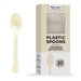 Vanilla Creme Heavy Duty Plastic Spoons | 20ct - Zurchers