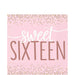 Sweet 16 Pink Lunch Napkins | 16ct - Zurchers