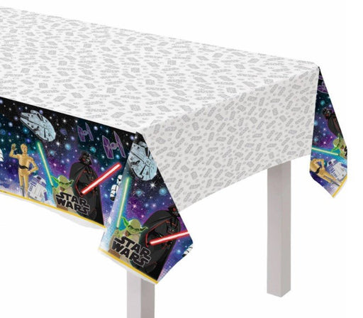 Star Wars Galaxy of Adventures Plastic Table Cover | 1ct - Zurchers