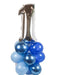 Jumbo Silver Number Blue Bouquet | 13 - 15 pcs - Zurchers