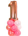 Jumbo Rose Gold Number Pink Bouquet | 13 - 15 pcs - Zurchers