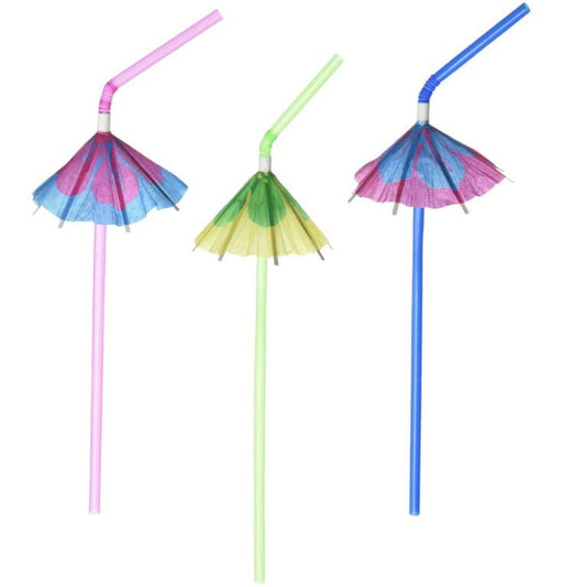 Parasol Plastic Straws | 12ct - Zurchers