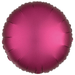 Pomegranate Satin Round Luxe Mylar Balloon 18" | 1 ct - Zurchers