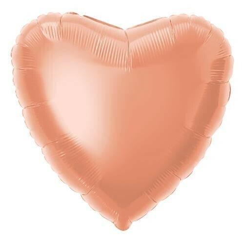 Rose Gold Heart Mylar Balloon 18" | 1 ct - Zurchers