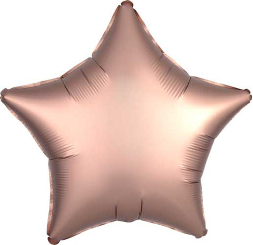Satin Rose Copper Star Mylar Balloon 18" | 1 ct - Zurchers