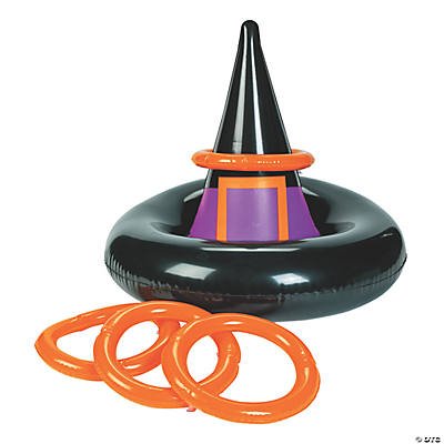 Inflatable Witch Hat Ring Toss Game | 1ct - Zurchers