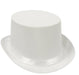 White Satin Sleek Top Hat | 1ct - Zurchers