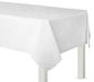Frosty White Flannel Backed Vinyl Table Cover 54"x108" | 1ct - Zurchers
