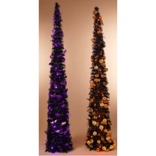 65in Lighted Pop - Up Tinsel Tree | 1ct - Zurchers