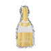 Golden Age Deluxe Champagne Bottle Piñata 20.5" | 1 ct - Zurchers